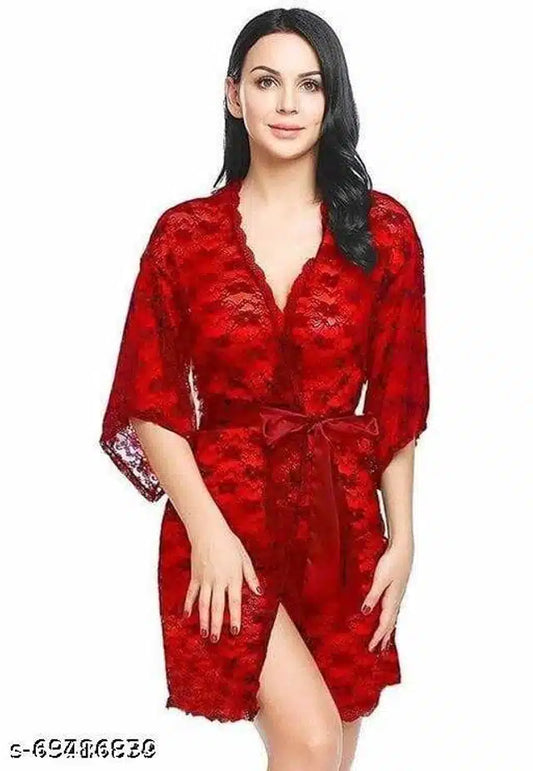 Babydolls for Women (Red, XL) (Set of 1)